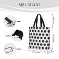 thumbnail image 3 of Hirioo Soccer for Tote Bag for Women, Quilted Shoulder Bag with Zipper, Large Capacity Handbags for Casual, Travel, Work, 3 of 7
