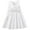 White835, variant on MEZZALL Girls Summer Dresses V-Neck Casual Dress For Toddlers 1-6 Years Elastic Waist Breathable Comfortable Outfit For Daily Wear Stylish Baby Wear