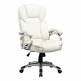 thumbnail image 1 of CorLiving LOF-418-O Workspace Executive Office Chair, White Leatherette, 1 of 1
