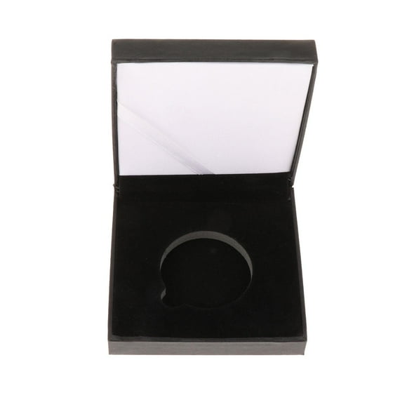Display Box Coin Display Case Medal Collection Durable Classic Medal Display Box Black