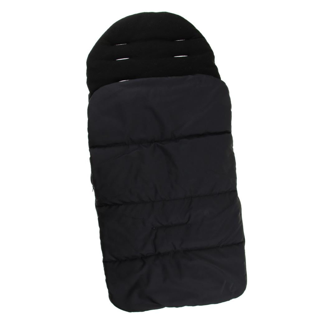 LeeQinersw Universal 3 in 1 Stroller Sleeping Bag, Winter Footmuff Cover Bunting for Baby Newborns - Black