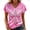 Hot Pink, variant on JULMCOMO Breast Cancer Awareness Shirts for Women V Neck Breast Cancer Survivor Support Graphic Tees Short Sleeve Loose Casual T-Shirts Light pink S