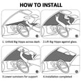 thumbnail image 6 of Haiem Floral Strawberr Car Windshield Sun Shade - Blocks UV Rays Sun Visor Protector, Sunshade to Keep Your Vehicle Cool, Universal Fit SUV Van Sedan-Medium, 6 of 7