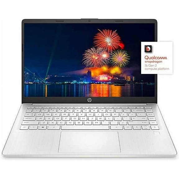 HP 14-ed0010nr 14" FHD Qualcomm Snapdragon 7C 8 128GB 4A431UA - Silver