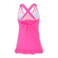 thumbnail image 4 of Women Retro Tankini Swimdress Bathing Suits Two Piece Tankini Tops With Bikini Bottoms Swimwear Womens Suit Set Shorts Sunflower Swimsuits for Girls Size 14 Womens Bathing Suit with Shorts Bottoms, 4 of 5