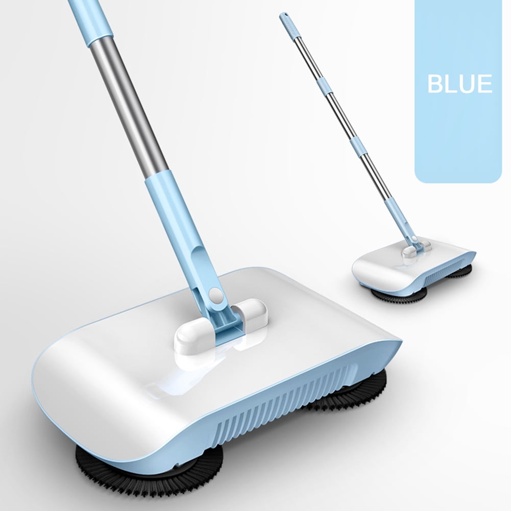 Hand Push Type Sweeper Home Broom Dustpan and Mop All in One