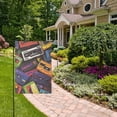 thumbnail image 2 of Yayeee Garden Flag 12" x 18" Double Sided Outdoor Yard Lawn Holiday Decorations, Retro Cassette Pattern, 2 of 6