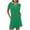 Green, variant on Bpmpbo Women’s Summer Polo Dresses Solid Color Short Sleeve Collared Neck Sports T-shirt Dress Casual Tennis Golf Mini Shirt Dress with Pockets