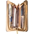 thumbnail image 5 of Women's Glossy Clutch Evening Wristlet Wallet Purse with Cell Phone Compartment (Fits up to 6.25In x 3.1In), 5 of 7