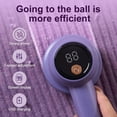 thumbnail image 4 of NJWY Fabric Shaver & Lint Remover, 6-Blade Rechargeable Electric Defuzzer with Digital Display for Clothes, Sweaters, Furniture & Upholstery, 4 of 6