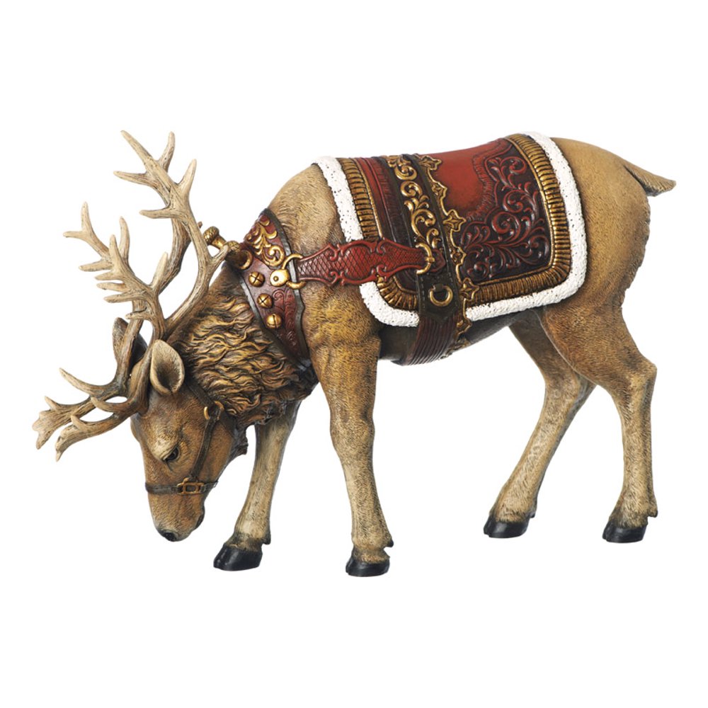 Joseph Studios Reindeer Eating Christmas Figurine Resin 14 in