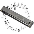 thumbnail image 4 of 24 Hoyos Diatonic Blues Armonica, C Key Polifonic Armónica Con Estuche de Almacenamiento para Profesionales de Principiantes, 4 of 7