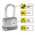 thumbnail image 2 of Master Lock Laminated Steel 44 mm (1-3/4 in) Padlock with Key, 38 mm (1-1/2 in) shackle, 4 pack, 2 of 3