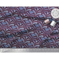 thumbnail image 2 of Soimoi Rayon Fabric Scales Geometric Print Sewing Fabric Yard 56 Inch Wide, 2 of 3