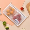thumbnail image 1 of CRILSTYLEO 2Ud Bolsa De Red Colgante Azul Para Almacenamiento Práctico Y Ventilado En Casa Para Refrigerador, 1 of 8