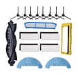 thumbnail image 1 of Compatible With  NR15  / Danhui NR15 Robot Vacuum Cleaner Main Brush Side Brush Hepa Filter Mop Cloth Rag Replacement Spare Parts, 1 of 6
