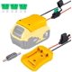 thumbnail image 1 of Adecuado para herramientas eléctricas Dewalt, batería de litio con fusible, conector eléctrico para coche de juguete DIY Sailing Electrónica, 1 of 5