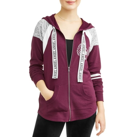 Junior Snowboard Clothing - Juniors' Colorblocked Graphic Zip Up Hoodie