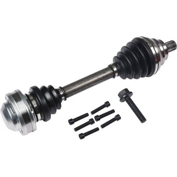 Front Left CV Axle Assembly - Compatible with 2015 - 2018 Audi A3 2016 2017