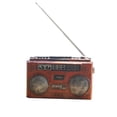 thumbnail image 2 of Modelo de radio Manualidades perfecl decoración Hogar rojo Marrón, 2 of 8
