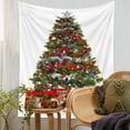 thumbnail image 4 of pstuiky Tapestries Christmas Tree Tapestry Green Tree Decorative Wall Hanging Home Decor Decoration, 4 of 9
