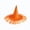Orange, variant on ShaoXinWan 38x19cm Star Moon Gold Foil Fabric Witch Hat with Fringe Trim, Lightweight Foldable Halloween Pointed Wizard Cap for Cosplay, Party Parade, Fall Holiday Dress-Up