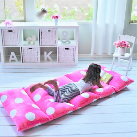 Butterfly Craze Girl's Floor Lounger Seats Cover and Pillow Cover Made of Super