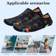 thumbnail image 2 of Zapatos de agua para hombre, transpirables, de secado rápido, suaves, calcetines acuáticos descalzos para senderismo, natación, playa, surf, yoga, deporte, 2 of 5