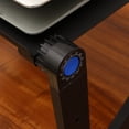 thumbnail image 3 of KALLORY 1Pc Folding Standing Desk for Laptop Portable Adjustable Metal Desk with Heat Dissipation, 3 of 8