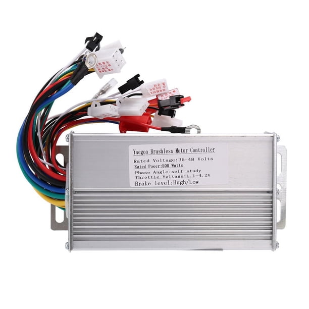 Controlador Sin Escobillas EBike 30A 36V 48V 500W Controlador Blcd de Scooter EléCtrico para Accesorios de Bicicleta Scooter
