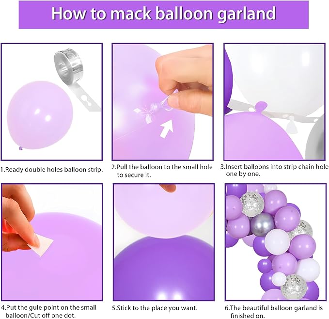 In My Birthday Era Party Decorations Purple Disco Ball Birthday Party Decor Balloon Garland Arch Kit Star Disco Ball Backdrop for Girl Women Music Themed 21st Birthday Party Decor Supplies