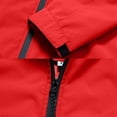 thumbnail image 7 of LEKODE Rain Jacket Women Lightweight Portable Rain Coat with Hood Mountain Shell Jacket Windproof Trench Coats Hiking Jacket Cycling Windproof Shell Jacket Dustproof with Pocket Voyage Red M, 7 of 7