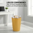 thumbnail image 5 of HOLDN’ STORAGE Small Trash Can with Open Top for Compact and Tight Spaces – 1.58 gal Capacity, Soft Brass, 5 of 8