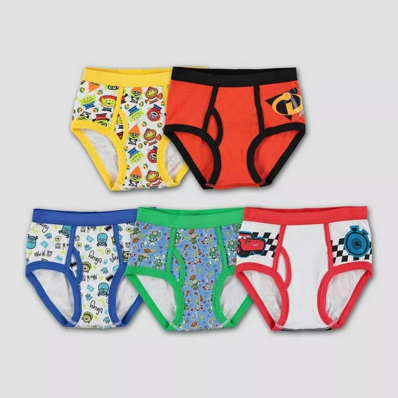 Boys' Pixar 5pk Underwear Cars Toy Story Monsters Incredibles