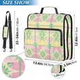 thumbnail image 2 of FORMRS Zipper Binder with Shoulder Strap 2-inch Ring 500 Sheet Capacity File Bag, Retro Beige Stars, 2 of 5