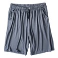 thumbnail image 2 of Aueoeo Mens Sleeping Stretch Shorts Soft Causal Pajama Bottoms Lightweight Pajama Shorts With Pockets & Drawstring, 2 of 9