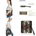 thumbnail image 3 of ZUXONGSY Halloween Black Cat Pumpkin Crow Moon Print 2 Pcs Bucket Purse Set for Women Fashion Bucket Crossbody Bag Set Lightweight Crossbody Handbag with Leather Wallet for Workout, 3 of 4