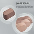 thumbnail image 5 of Wood Carving Spoon Blank Beech and Walnut Wood Unfinished Wooden Craft Whittling Kit for Whittler (4Pcs), 5 of 8