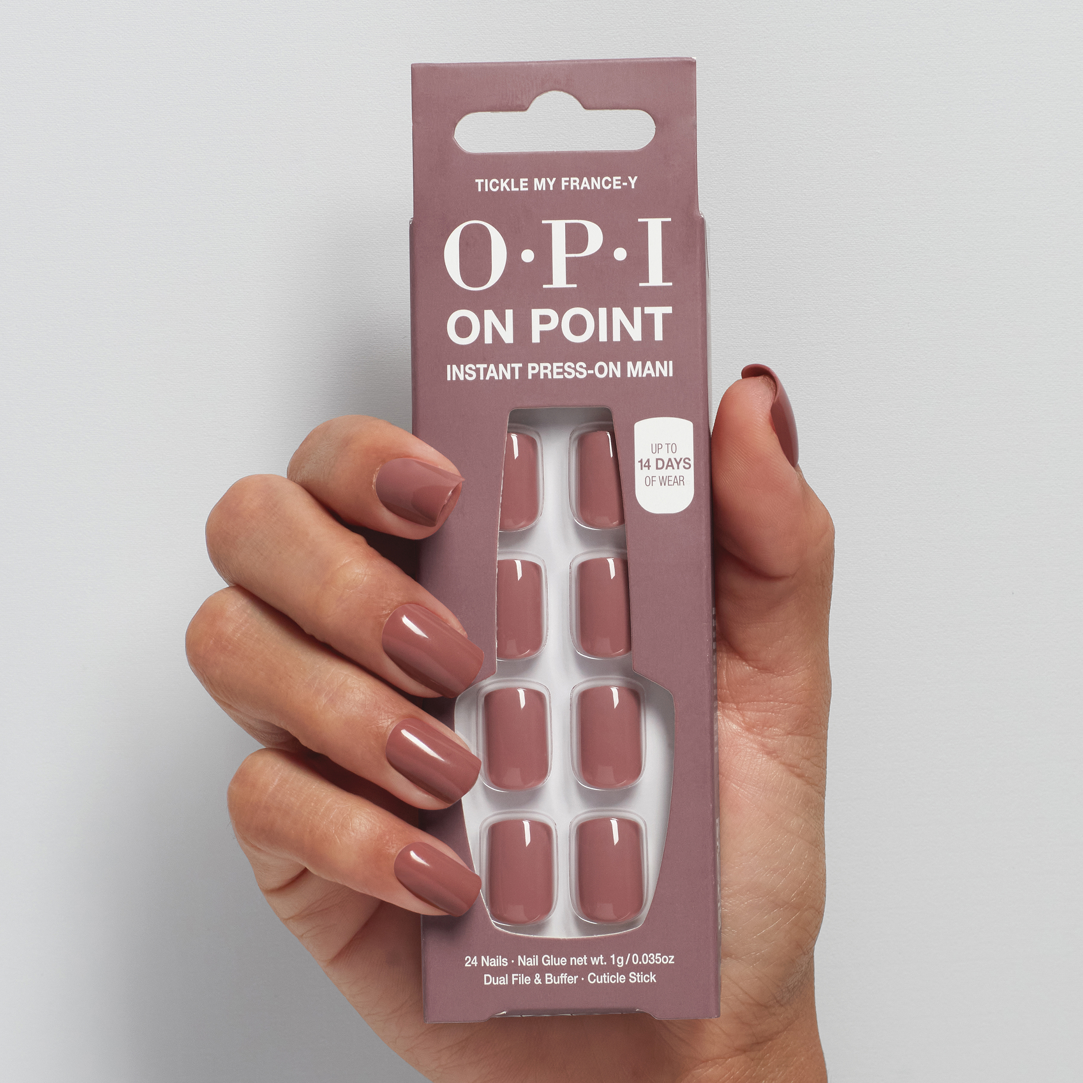 OPI On Point Press On Nails, Tickle My France-y photo 2