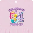 thumbnail image 4 of Inktastic This Mermaid is 4 Years Old Girls Toddler Dress, 4 of 5