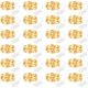 thumbnail image 1 of Guirnalda de luces Rivokeer, 24 unidades, 7 pies, 20 LED, impermeables, 1 of 7
