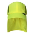thumbnail image 2 of vlrwzc Outdoor Sun Hat for Men Women Summer Breathable Wide Brim Reflective Fishing Hat with Neck Flap High Visibility Legionnaires Cap, 2 of 7