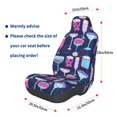 thumbnail image 3 of Wukai Wine Glasses And Cocktails Full Set Car Seat Covers with Soft Padding Universal Auto Front Seats Protector and Cushion Mat, 3 of 5