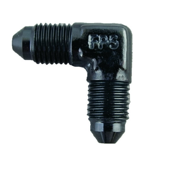 #8 90 Deg Union Fitting Black