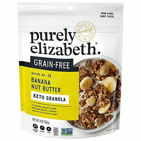 Purely Elizabeth Banana Nut Butter Grain Free Granola, 8 oz