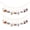 2 pcs, variant on Boho Wooden Bead Garland Photo Display, Hanging Picture Frame with 9 Clips and 6 Heart Tags, Wall Collage Decor for Nursery and Dorm, 55 inch
