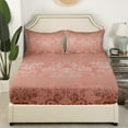Adults Damask Gothic Sheet Set Antique Victorian Bed Sheets Set Full