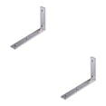 thumbnail image 4 of Soporte L de 4 Uds Matsuzay para estante de banco montado en la pared acero inoxidable, 4 of 6