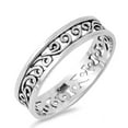 thumbnail image 1 of Sterling Silver Women's Men's Plain Celtic Ring 925 Band 5mm Jewelry Female Male Unisex Size 11, 1 of 4