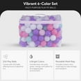 thumbnail image 3 of BalanceFrom 200-Count Play Pit Balls Toy Set for Kids with Mesh Bags, Pastel Colors, 3 of 8